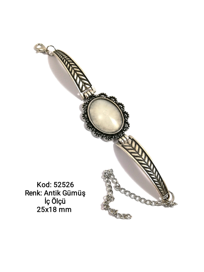 Antik Gümüş Bileklik Aparatı 52526