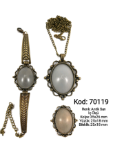 Kolye Yüzük Bileklik Seti 70119