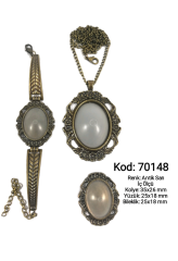 Kolye Yüzük Bileklik Seti 70148