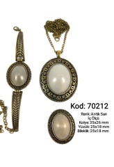 Kolye Yüzük Bileklik Seti 70212