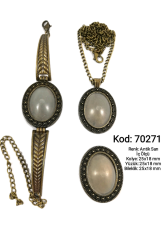 Kolye Yüzük Bileklik Seti 70271