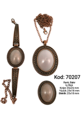 Kolye Yüzük Bileklik Seti 70207