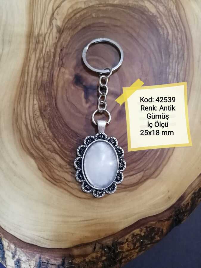 Antik Gümüş Kaplama Anahtarlık Aparatı 42539