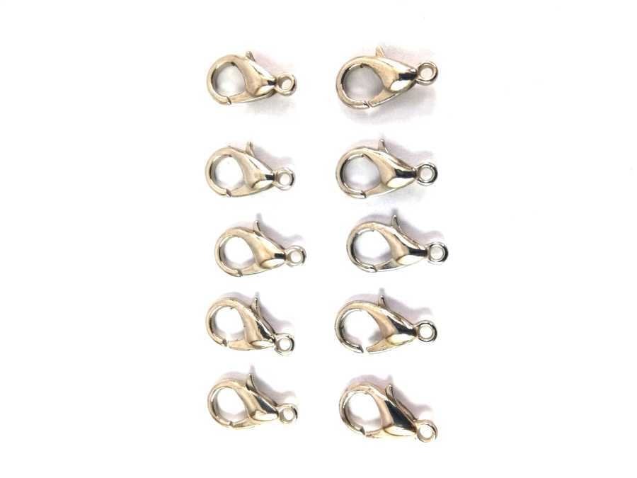 10 Adet Gümüş Renk Takı Papağanı