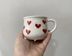 50 adet seramik kupa
