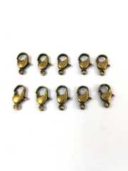 10 Adet Antik Sarı Renk Takı Papağanı