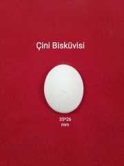 35x26 mm Oval Çini Takı Bisküvisi