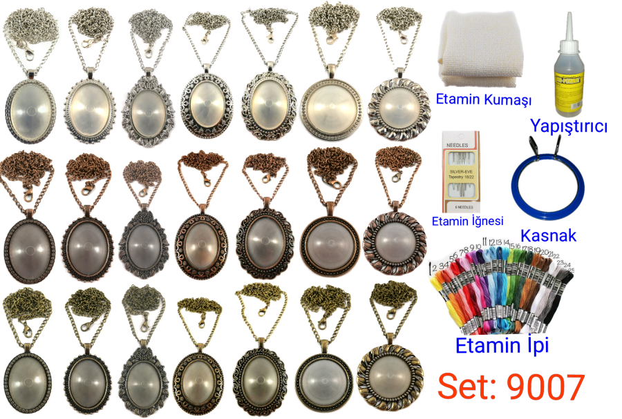 Etamin Kanaviçe Takı Başlangıç Seti 9007